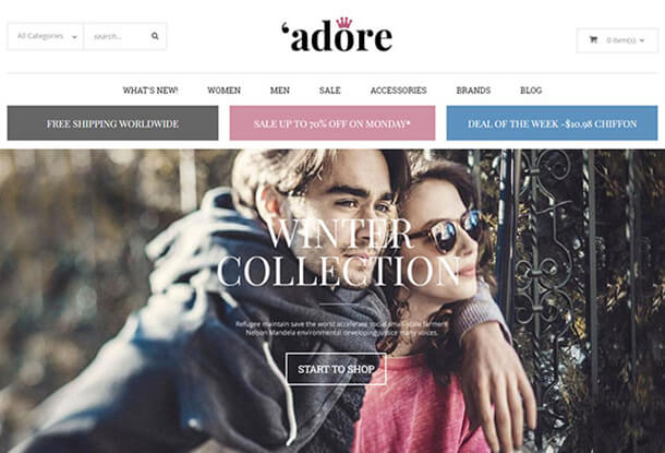 Adore Fashion Theme