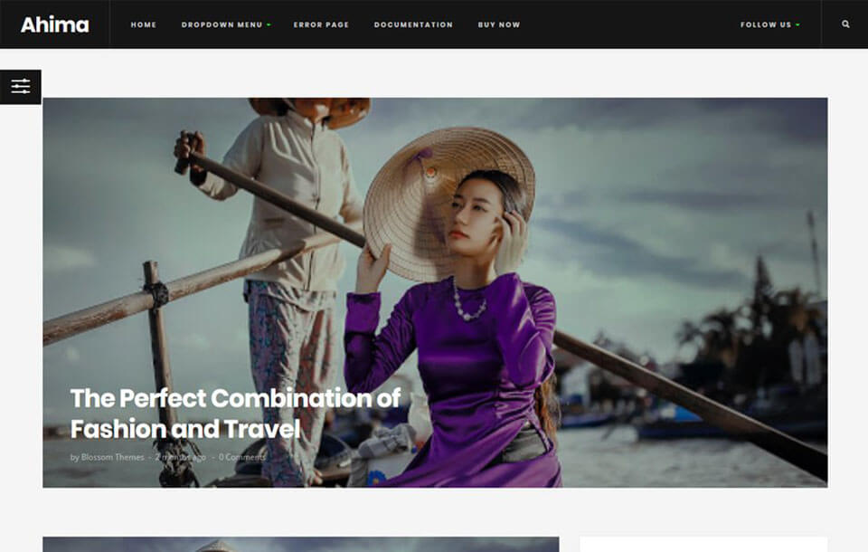 Ahima Responsive Blogger Template
