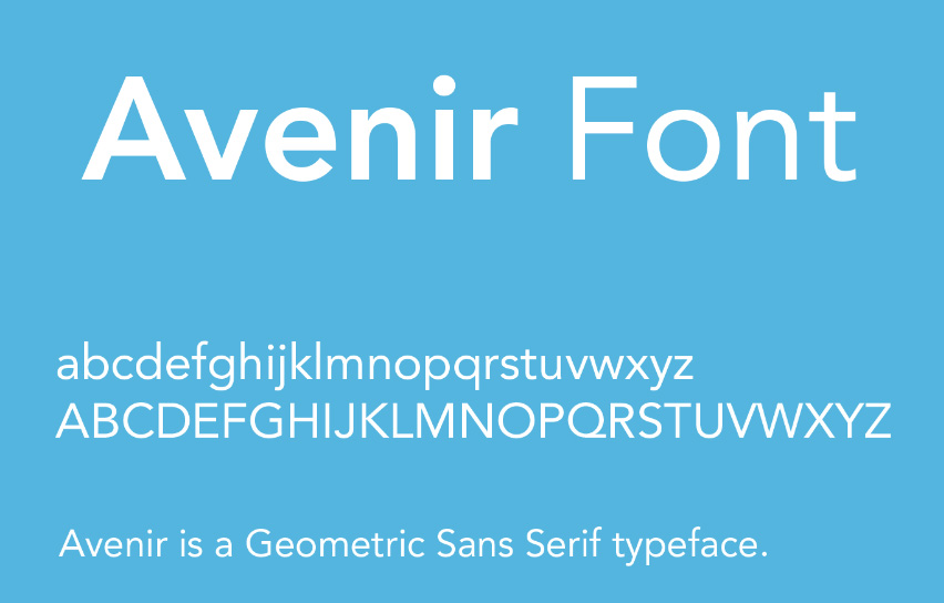 Avenir Font Free Download