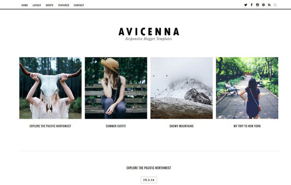 Avicenna Best Free Responsive Blogger