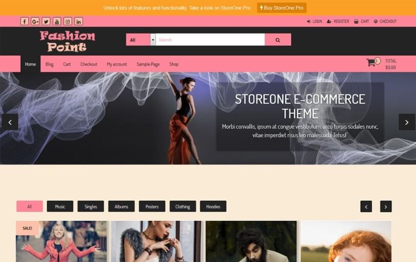 best free ecommerce wordpress themes 2018 4 1