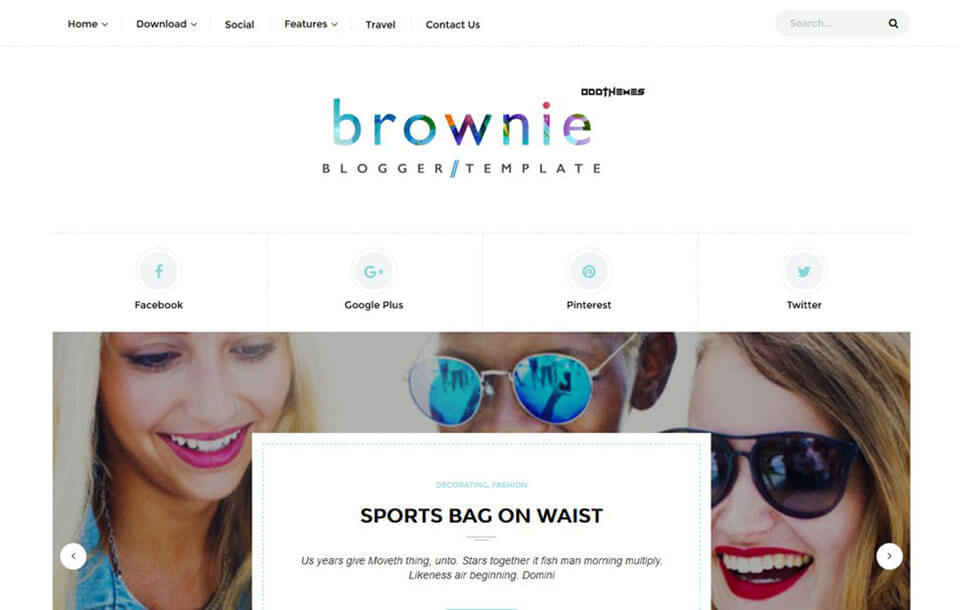 Brownie Best Free Responsive Blogger