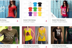 Bunch Shirt Best Free T Shirt PSD 300x200