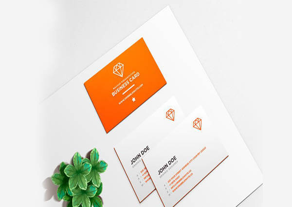 Business Card Mockup PSD 3