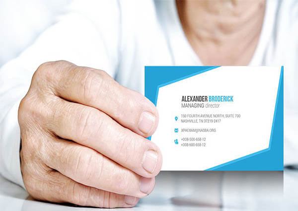 Business Card Mockup PSD3