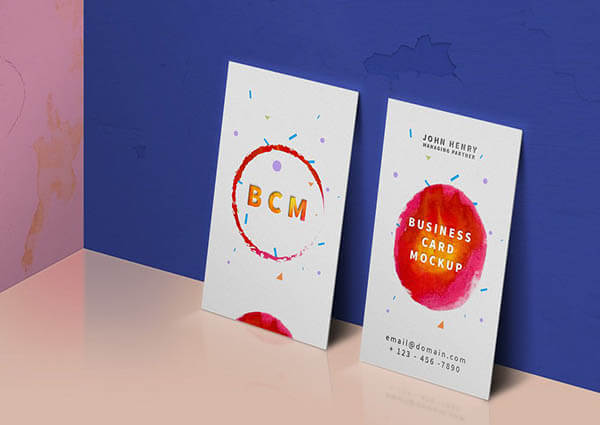 Business Card Mockup PSD5