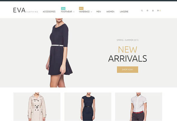 Clotes Store Responsive Magento