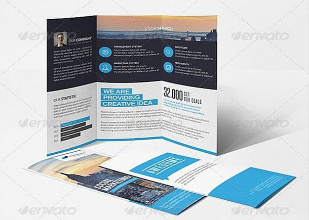 Corporate TriFold Advertising Brochure