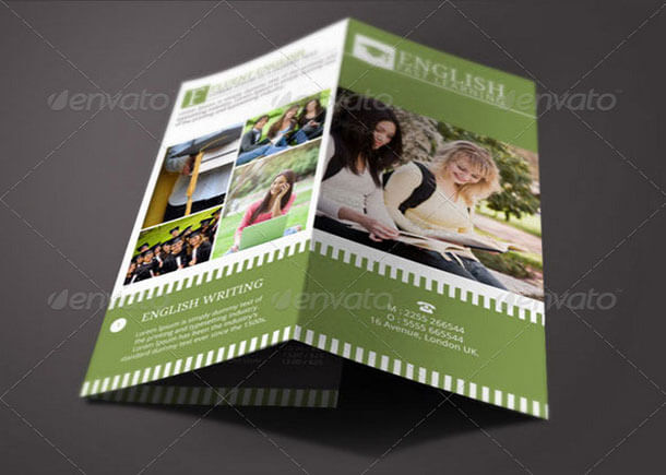 English Tutor Brochure Template