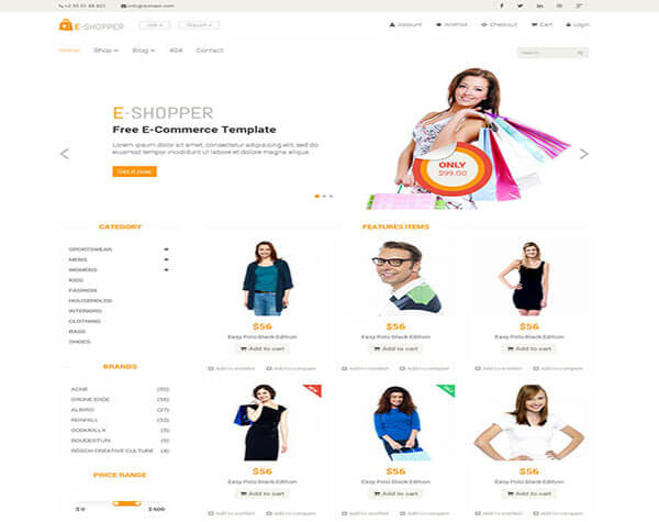 eShopper Responsive HTML5 1