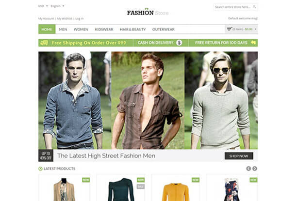 Fashion Store Magento Fashion