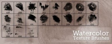 42 Sets of Photoshop Watercolor Brushes 2021 free photoshop brushes 1