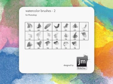 42 Sets of Photoshop Watercolor Brushes 2021 free photoshop brushes 3