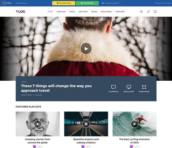 45+ Responsive Technology News WordPress Themes 2021 free responsive news website templates 3