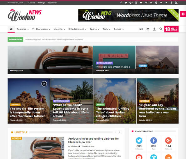 45+ Responsive Technology News WordPress Themes 2021 free responsive news website templates 4