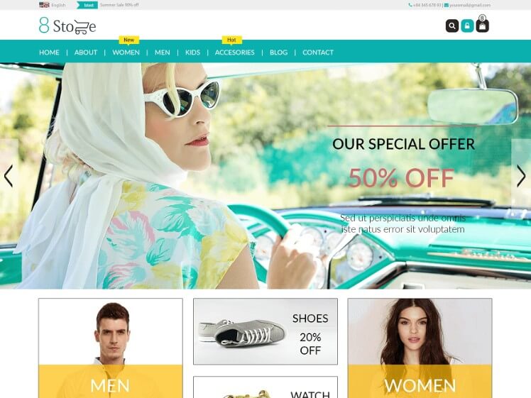 free wordpress ecommerce themes with slider 3