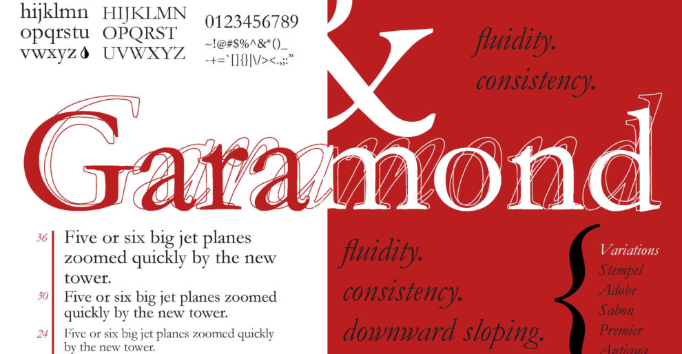 Garamond Font Free 990x514