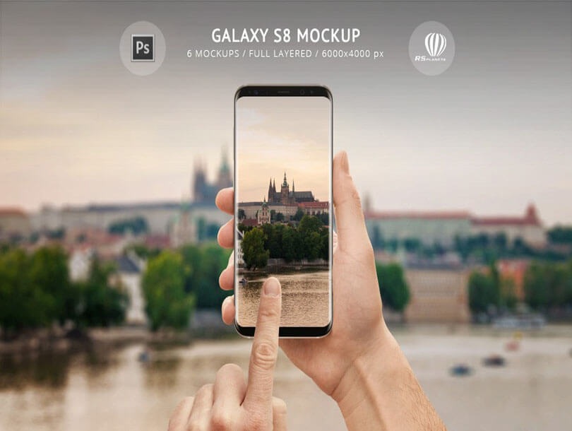Hand S8 Mockup