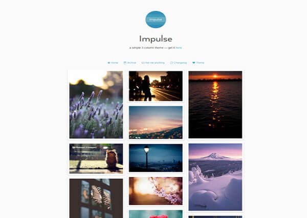 impulse Tumblr Theme