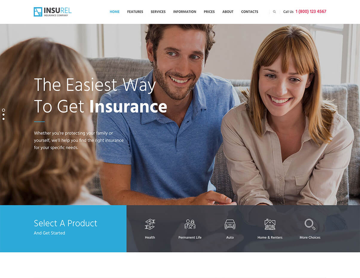 InsuRel Insurance WordPress