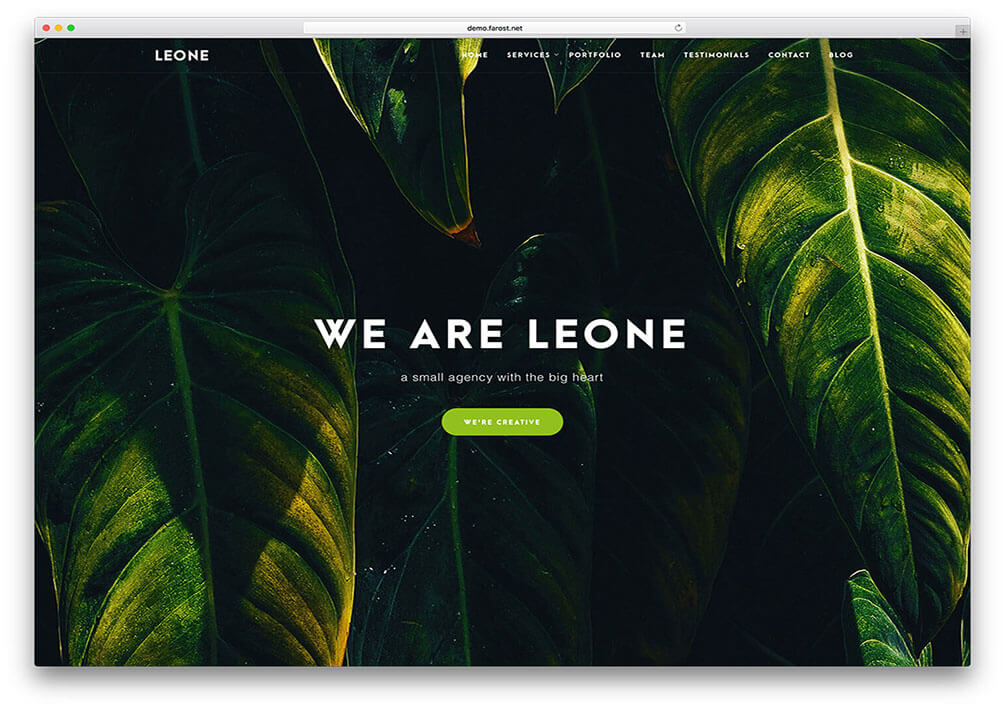 leone One Page WordPress