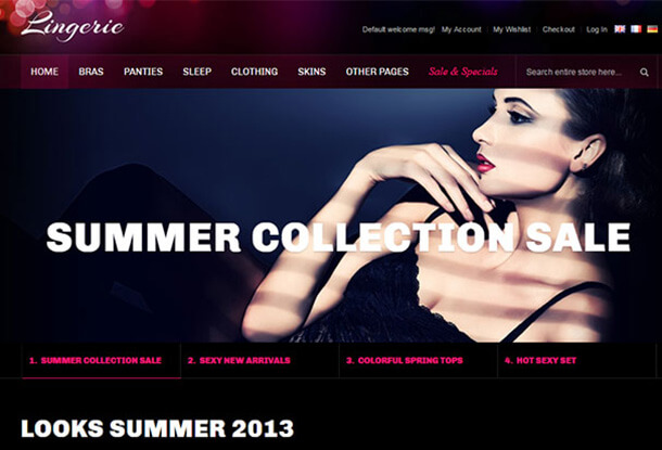 Magento Fashion Themes