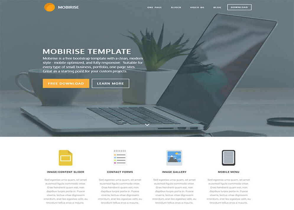mobirise Website Template