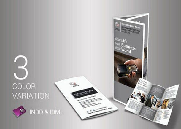 Multipurpose Business Trifold Advertising Brochure Template