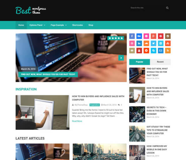 45+ Responsive Technology News WordPress Themes 2021 news portal wordpress theme free 2 1