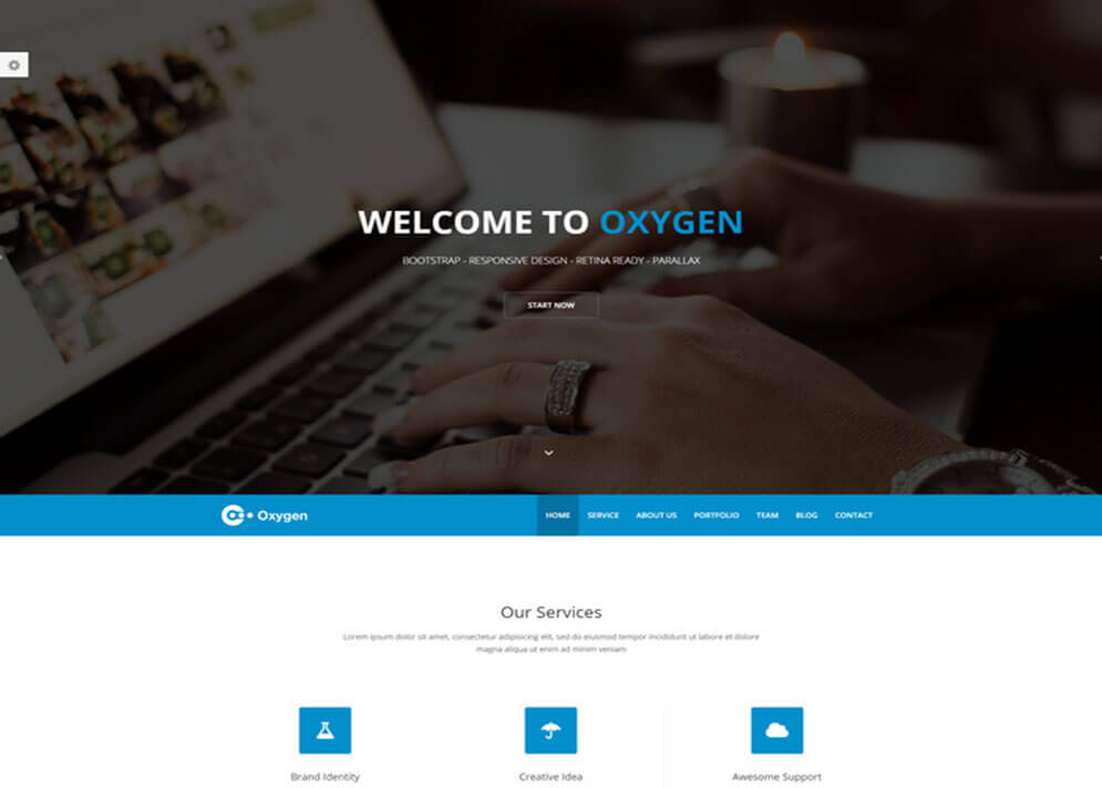 oxygen Best Responsive HTML5