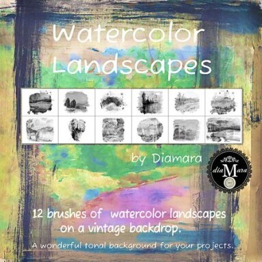 42 Sets of Photoshop Watercolor Brushes 2021 realistic watercolor brushes photoshop free 4