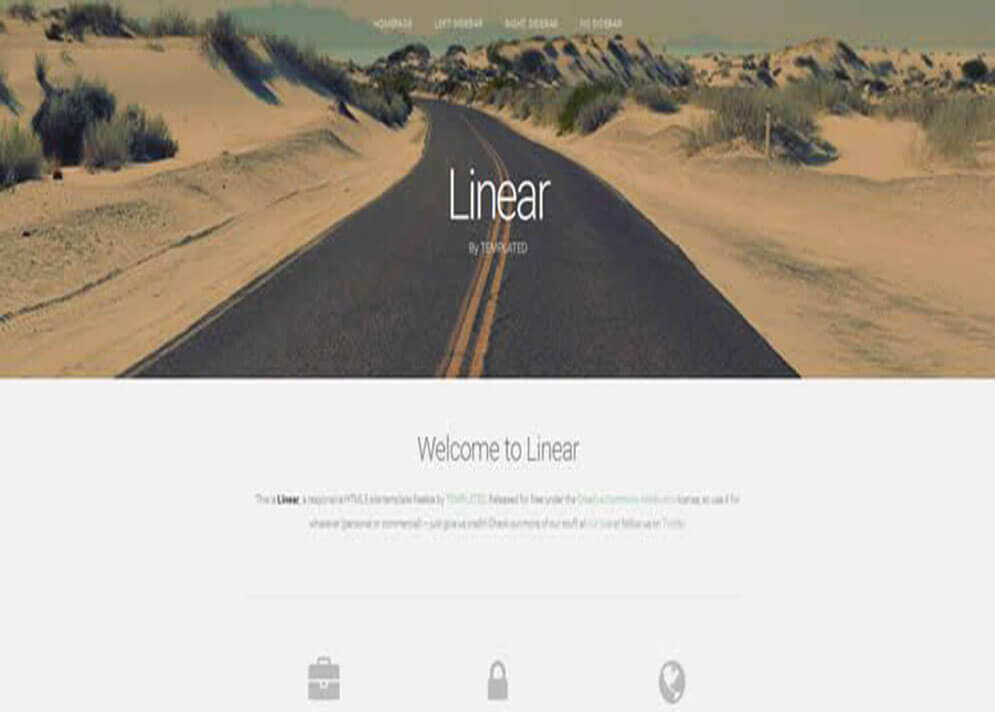 Road CSS3 Website