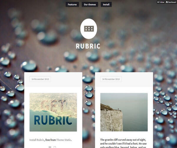 Rubric Best Free Responsive