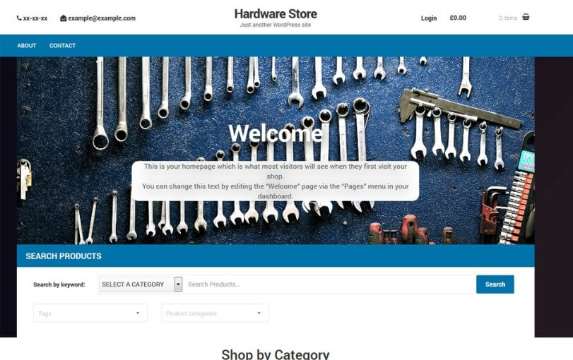 shopping ecommerce wordpress theme free download 1