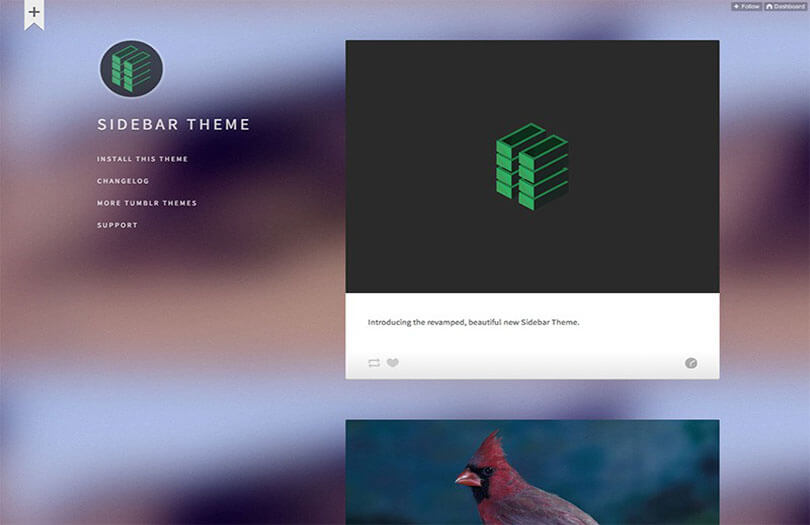 Sidebar Free Responsive Tumblr