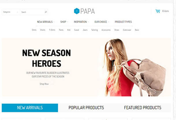 SM Papa Best Responsive Magento