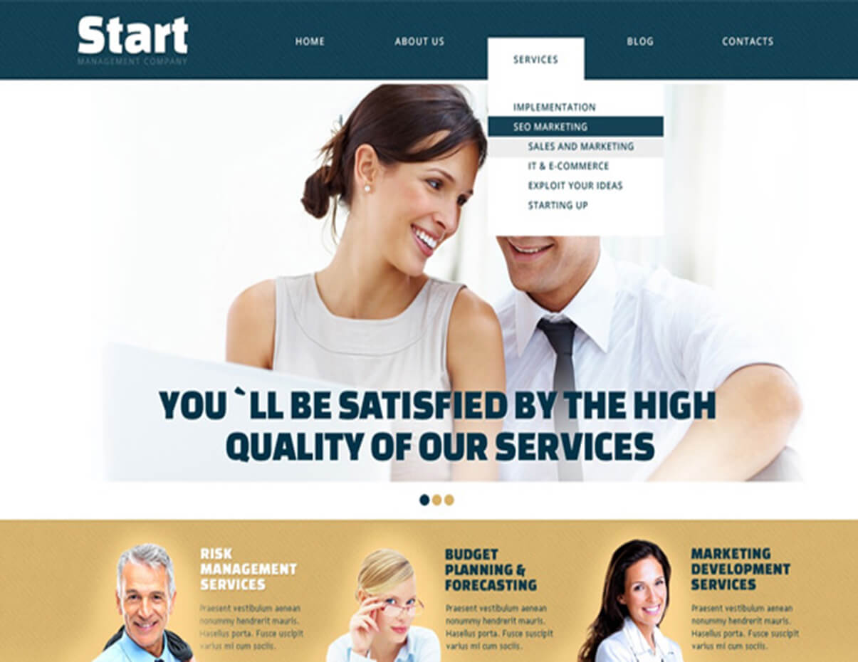 Start insurance WordPress Theme
