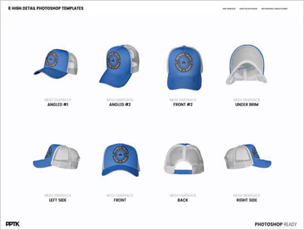 Trucker Best Free Cap PSD