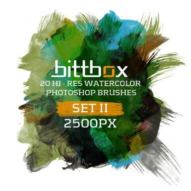 42 Sets of Photoshop Watercolor Brushes 2021 watercolor brush photoshop free 4