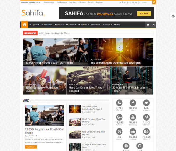 45+ Responsive Technology News WordPress Themes 2021 wordpress themes free download responsive with slider 2018 3