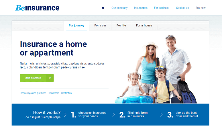 beinsurance WordPress Theme