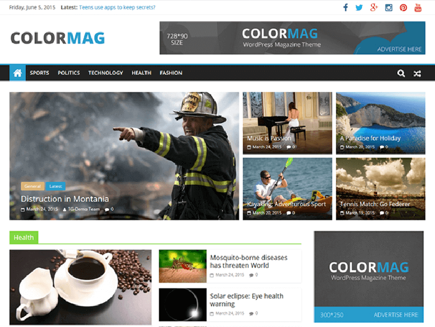 ColorMag Best Free Responsive Magazine