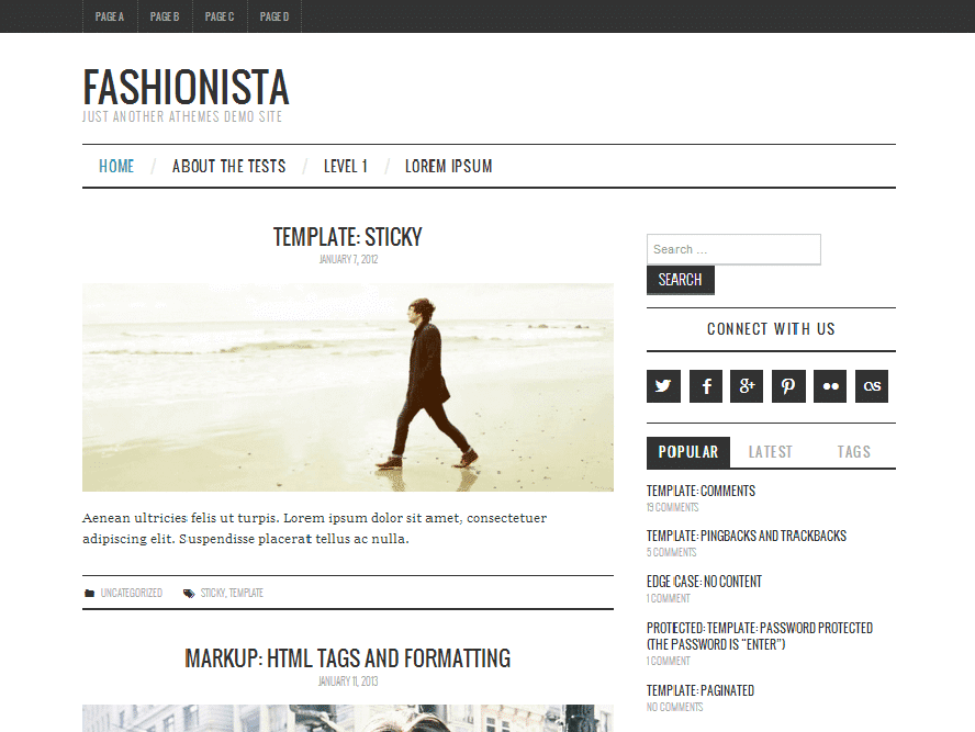 fashionista Responsive Magazine WordPress