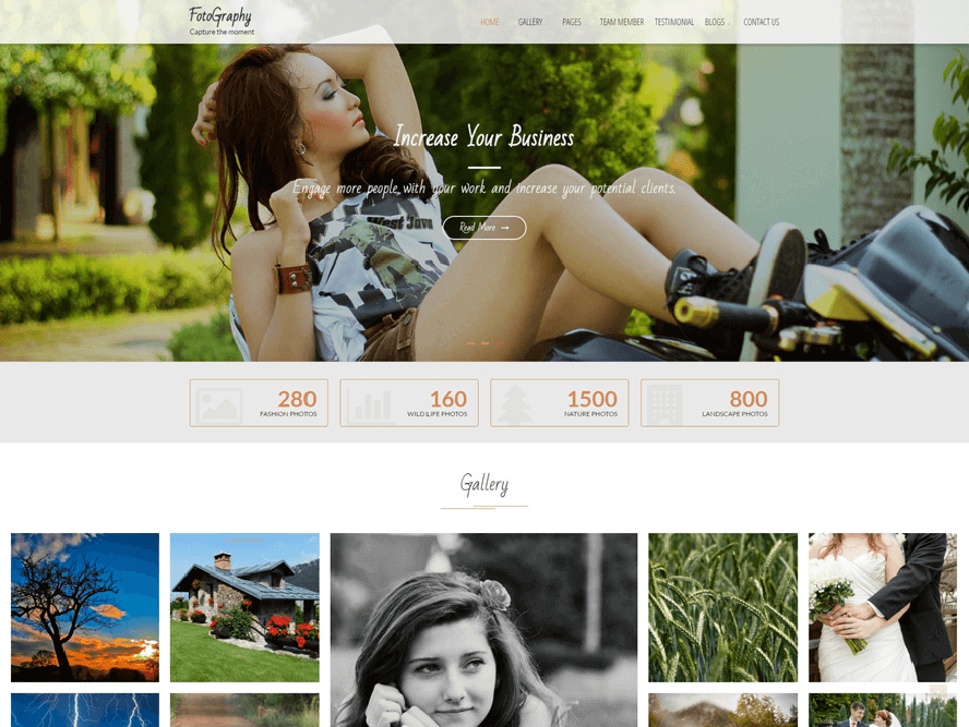 FotoGraphy photography wordpress theme 2