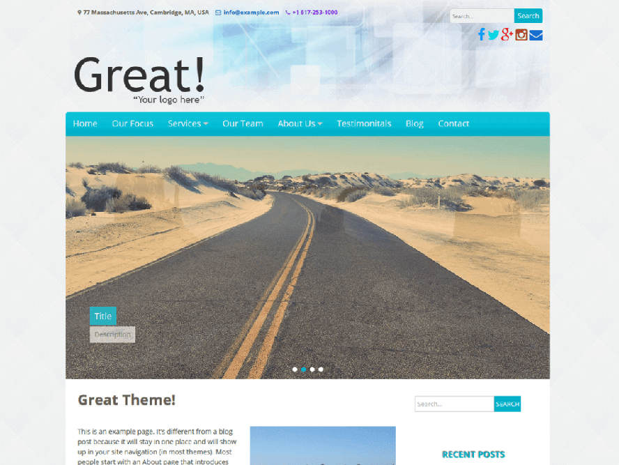 Great theme Photography WordPress Themes 1