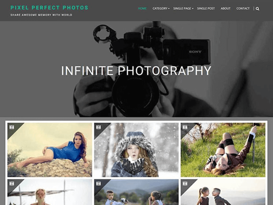 infinite photography pthemes theme Photography WordPress Themes 1 1