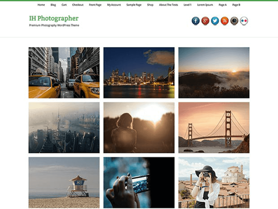 infinite photography pthemes theme Photography WordPress Themes 2 1