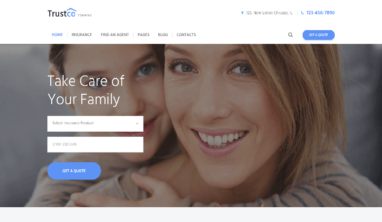 Isurance Responsive Insurance WordPress