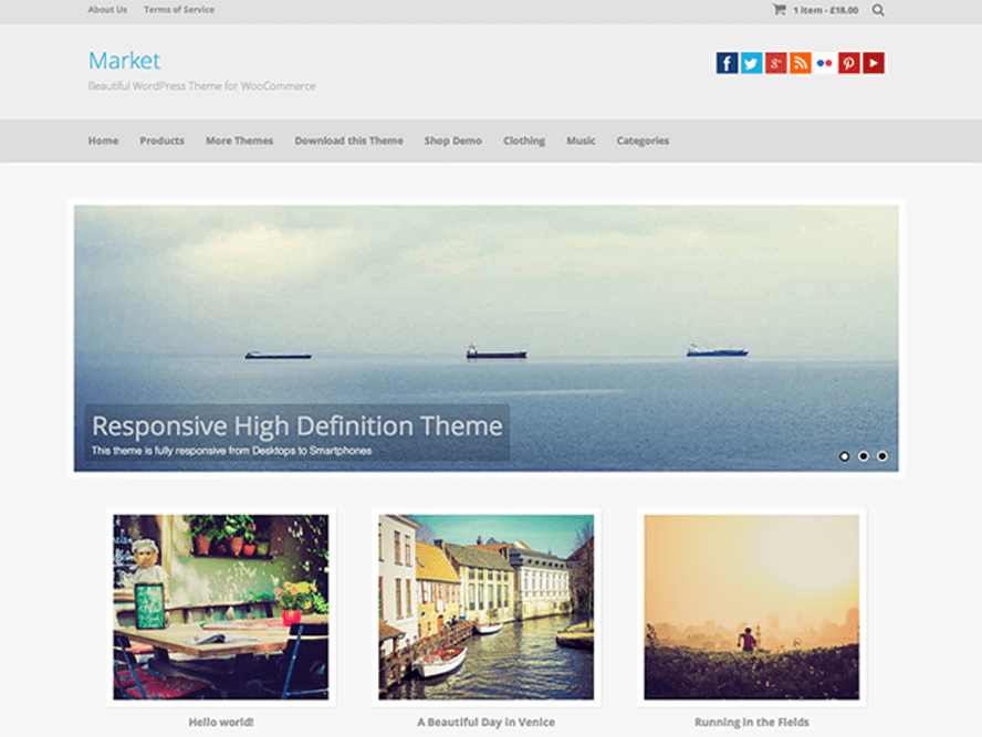 market theme Photography WordPress Themes 1