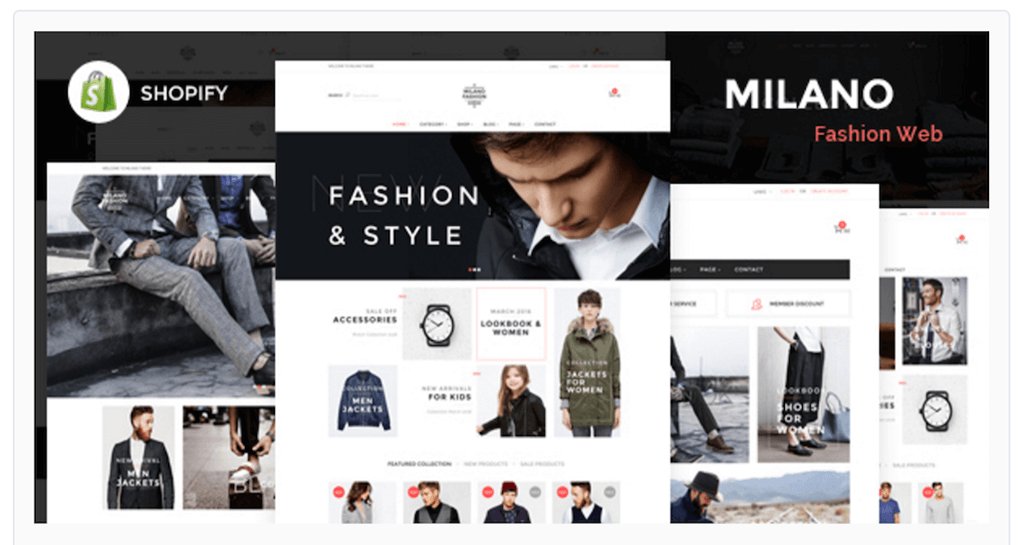 Milano Theme For Your Online